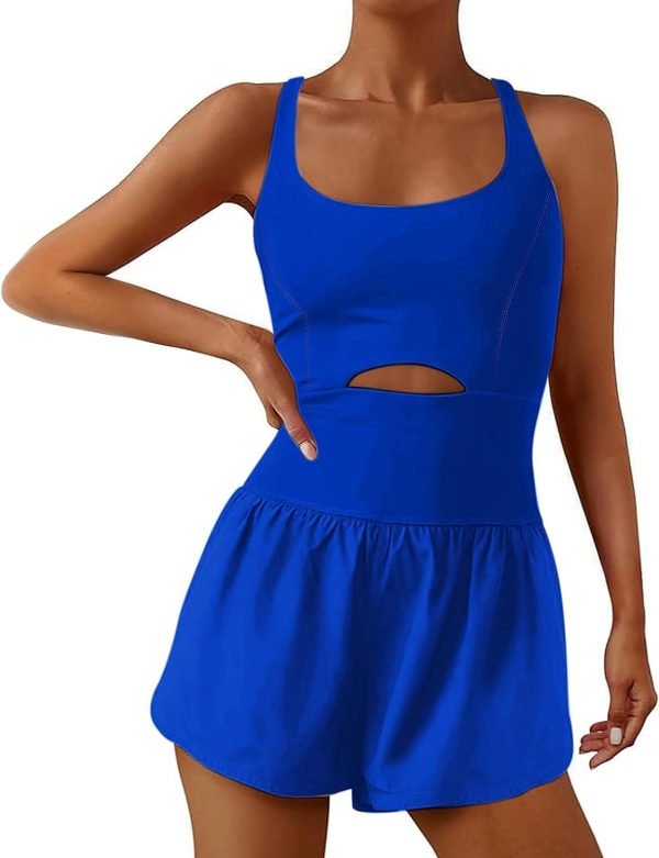 61xpRtSRvTL._AC_SL1500 Womens Onesie Workout Rompers One Piece Exercise Jumpsuits Athletic Outfits Gym Yoga Clothes