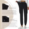 7149X1dwG1L._AC_SL1500 Womens Athletic Pants Knit Cargo Pants Stretchy Hiking Pants Elastic Waist Sweatpants Baggy Soft Joggers