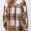 717_KL59oyL._AC_SL1200 Trendy Queen Womens Flannel Shacket Jacket Casual Plaid Button Down Long Sleeve Shirt Fall Clothes Outfits