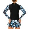 719_UV7IO0L._AC_SL1500 Women's Long Sleeves Rash Guard Athletic Swim Aztec Tankini Sets Swimsuit
