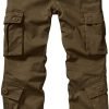 Women's Cargo Pants Quick Dry Casual Military Army Camo Combat Work Casual Pants with Pockets