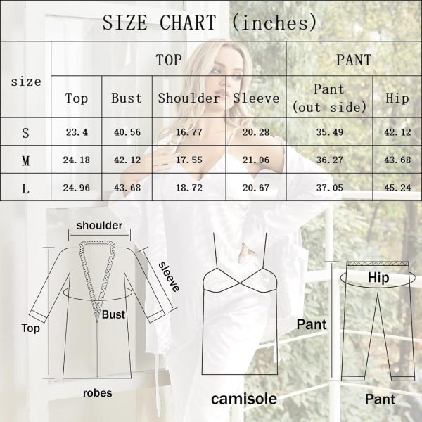 71EEZYf5RRL._AC_SL1500 Womens Silk Satin Pajama Sets,Zebra Strips Comfy Robe and Pants Women Pajamas,Silky Camisole Woman Pjs Set 3 Pieces