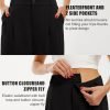 71ELSgK9TEL._AC_SL1500 Libin Women's Wide Leg Pants High Waisted Work Dress Pants Loose Fit Back Elastic Waist Business Casual Trousers Office