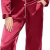 71Ff6yOvyUL._AC_SL1500 Pajamas Set Long Sleeve Womens Button Down Sleepwear Two Piece Nightwear Soft Pj Lounge Sets S-XXL