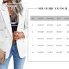 71K1_dUtQhL._AC_SL1500 Womens Casual Blazer 2024 Spring Open Front Business Work Tweed Plaid Jacket Suit Pocket (S-XXL)