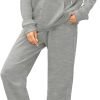 71azW5jJ2RL._AC_SL1500 Women 2 Piece Outfits Tracksuit Casual Zip Up Hoodie Sweatsuits Jogging Long Pant Set