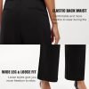 71eyiH8uqDL._AC_SL1500 Libin Women's Wide Leg Pants High Waisted Work Dress Pants Loose Fit Back Elastic Waist Business Casual Trousers Office