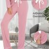 71hGtvaaD5L._AC_SL1500 Pajamas Set Long Sleeve Womens Button Down Sleepwear Two Piece Nightwear Soft Pj Lounge Sets S-XXL