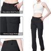 71nccRDbfFL._AC_SL1500 Women's Hiking Pants Quick Dry Lightweight Cargo Pants with 6 Pockets UPF 50+ Work Outdoor Golf Walking