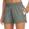 71rwB9fDtGL._AC_SL1500 Athletic Shorts for Women with Pockets High Waist Running Workout Shorts Gym Yoga White Summer Shorts