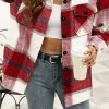 71tUz0214zL._AC_SL1200 Trendy Queen Womens Flannel Shacket Jacket Casual Plaid Button Down Long Sleeve Shirt Fall Clothes Outfits