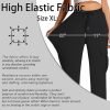 814doRylpQL._AC_SL1500 Womens Cargo Pants Stretchy High Waisted Joggers Baggy Casual Drawstring Sweatpants with Pockets Hiking Pant
