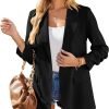 Womens Casual Blazers Long Sleeve Lapel Button Slim Work Office Blazer Jacket