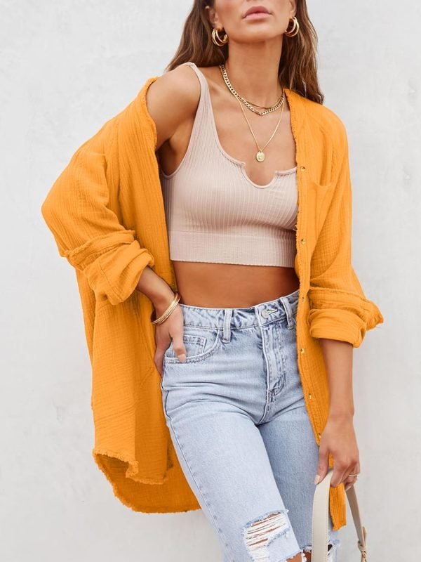 Womens Bathing Suit Cover Up Bikini Swimsuit Coverup Beach Cover Ups Button Down Shirts for Women