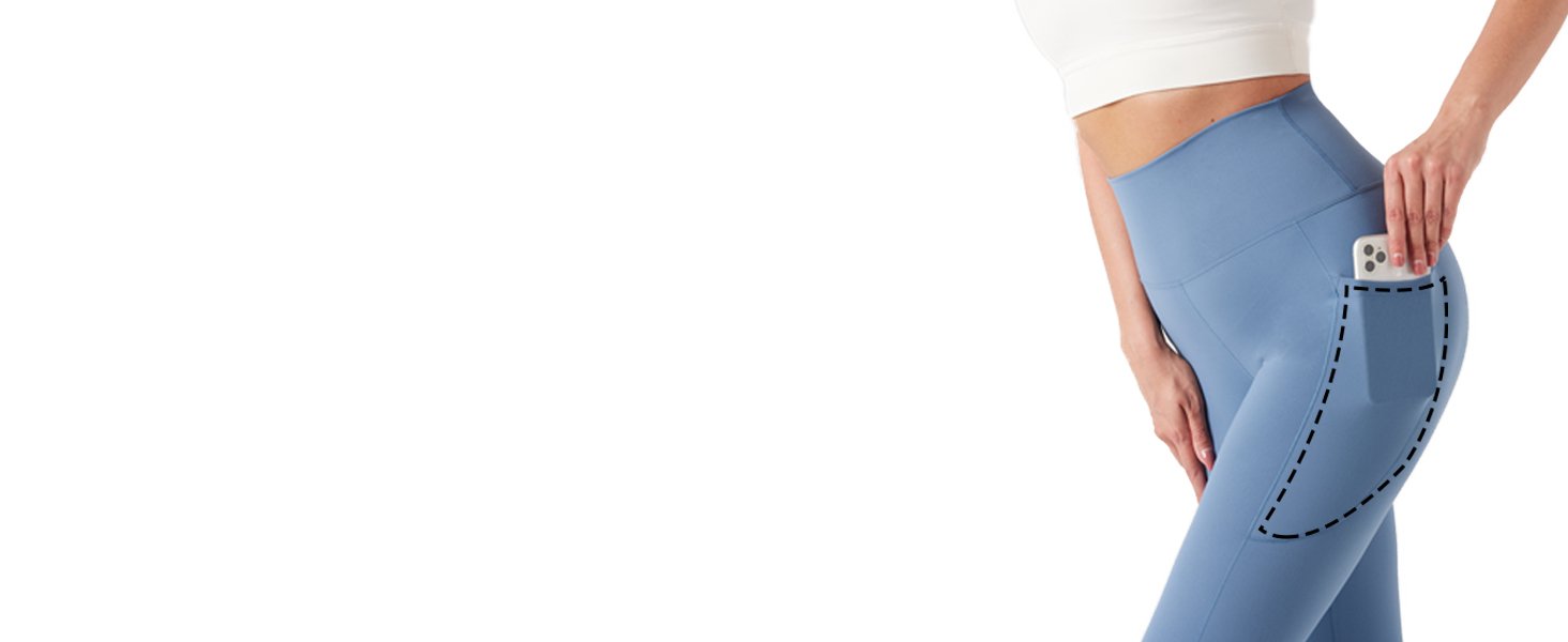 Yoga leggings with pockets